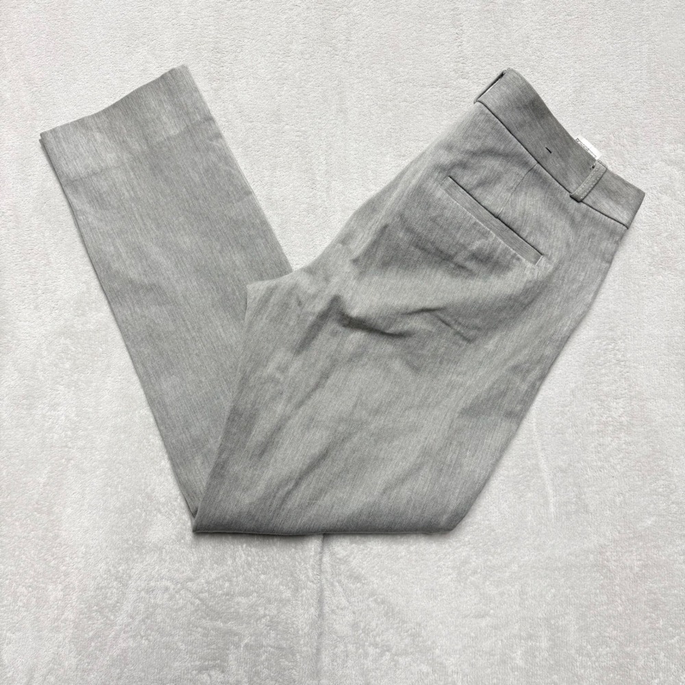 Banana Republic‎ Sloan Dress Pants Womens 6 Gray Slim Fit Mid Rise Work Trousers